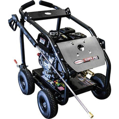 Simpson - Gas, 7.9 hp, 4,000 psi, 3.5 GPM, Cold Water Pressure Washer - AAA Triplex, 50' x 3/8" Hose - All Tool & Supply