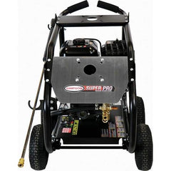 Simpson - Gas, 11.7 hp, 4,400 psi, 4 GPM, Cold Water Pressure Washer - AAA Triplex, 50' x 3/8" Hose - All Tool & Supply