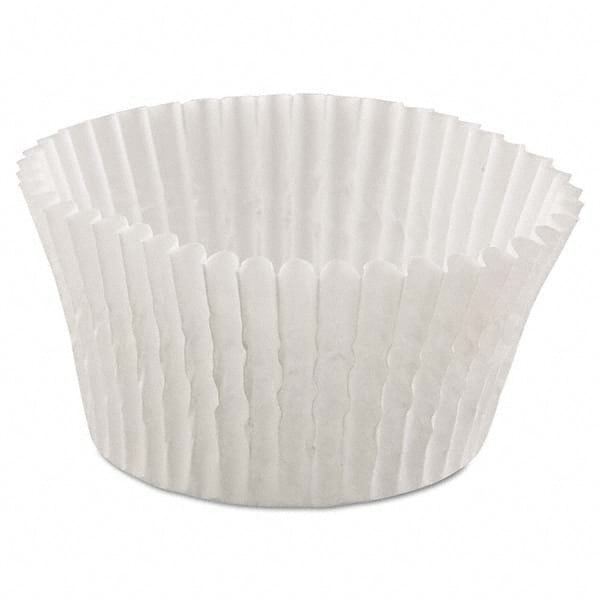 Hoffmaster - Fluted Bake Cups, 4 1/2 Diam x 1 1/4h, White, 500/Pack, 20 Pack/Carton - All Tool & Supply