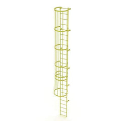 TRI-ARC - Rolling & Wall Mounted Ladders & Platforms Type: Fixed Ladder Style: Safety Cage - All Tool & Supply