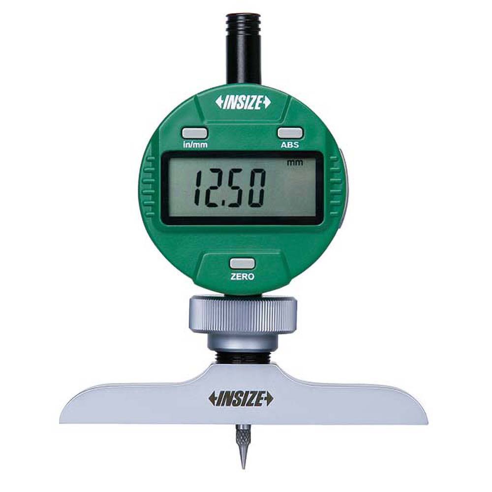 Insize USA LLC - Electronic Depth Gages; Minimum Measurement (mm): 0.00 ; Minimum Measurement (Decimal Inch): 0.0000 ; Maximum Measurement (Decimal Inch): 12.0000 ; Maximum Measurement (mm): 300.00 ; Resolution (mm): 0.01 ; Resolution (Decimal Inch): 0.0 - Exact Industrial Supply