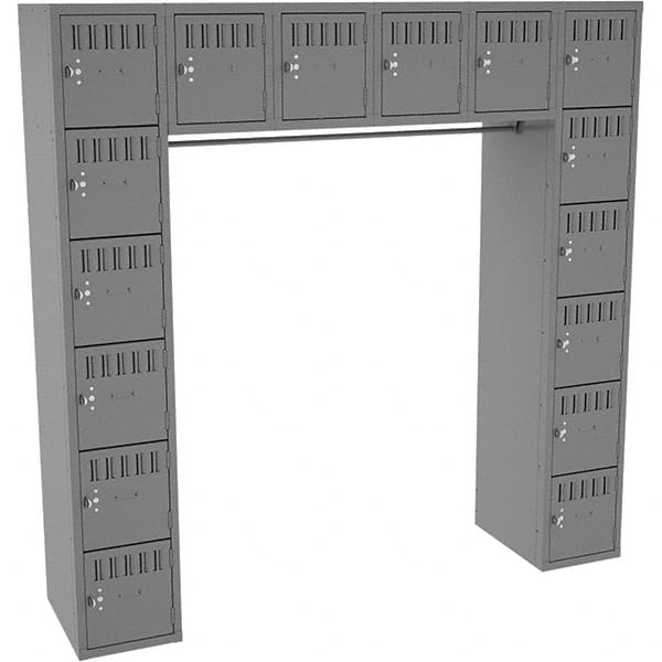 Tennsco - 16 Door, 16 Tier, Locker - All Tool & Supply