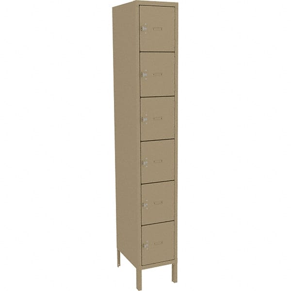 Tennsco - 6 Door, 6 Tier, Welded Locker - All Tool & Supply