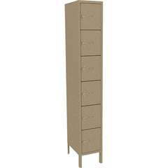 Tennsco - 6 Door, 6 Tier, Welded Locker - All Tool & Supply