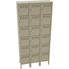 Tennsco - 18 Door, 6 Tier, Locker - All Tool & Supply