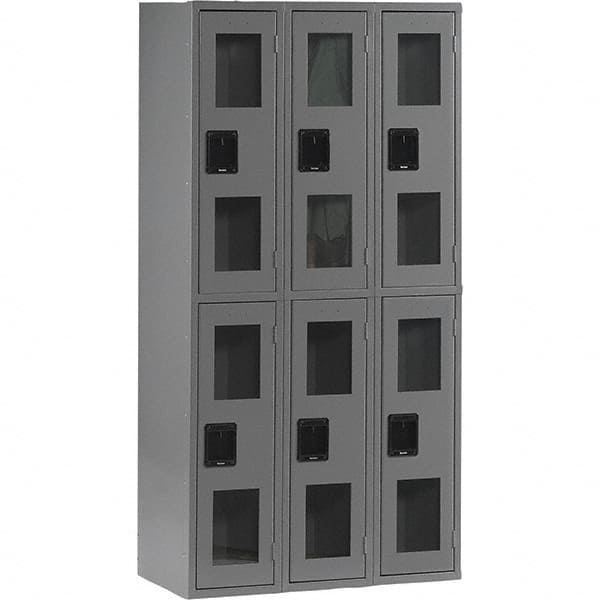 Tennsco - 6 Door, Double Tier, Welded Locker - All Tool & Supply