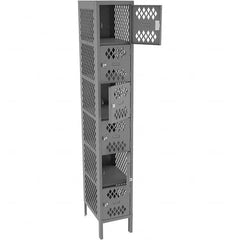 Tennsco - 6 Door, 6 Tier, Welded Locker - All Tool & Supply