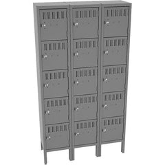 Tennsco - 15 Door, 5 Tier, Locker - All Tool & Supply