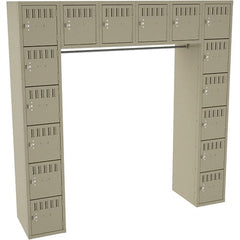 Tennsco - 16 Door, 16 Tier, Locker - All Tool & Supply