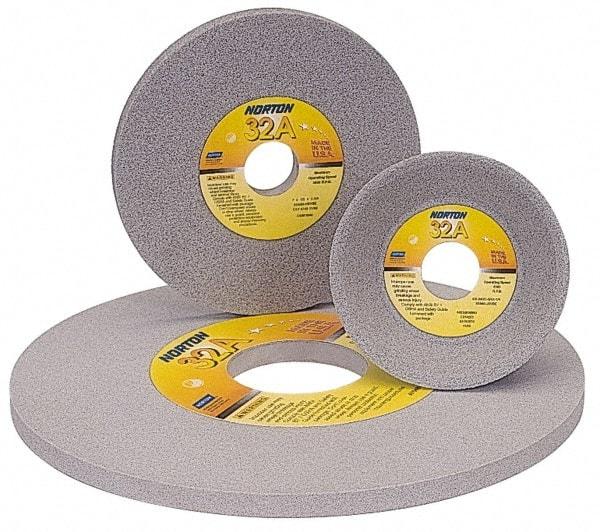 Norton - 14" Diam x 5" Hole x 1-1/2" Thick, J Hardness, 60 Grit Surface Grinding Wheel - Aluminum Oxide, Type 5, Medium Grade, 1,800 Max RPM, Vitrified Bond, One-Side Recess - All Tool & Supply