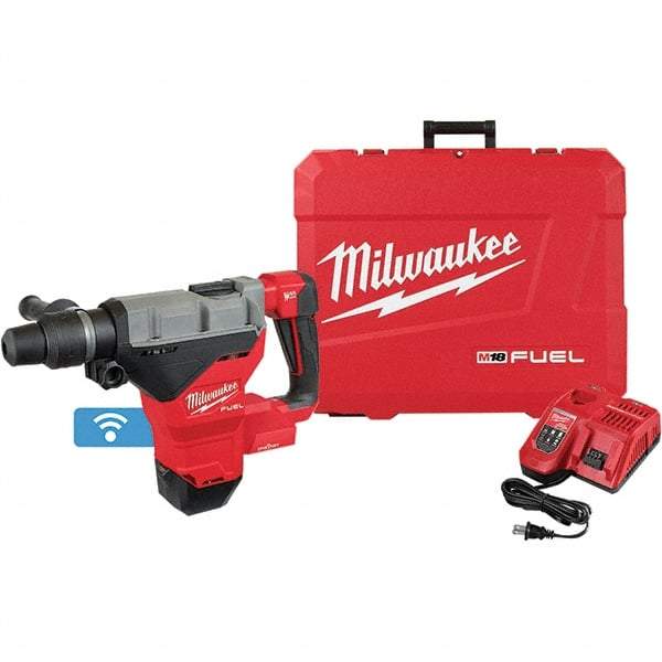 Milwaukee Tool - 18 Volt 1-3/4" SDS Max Chuck Cordless Rotary Hammer - 2900 BPM, 380 RPM, Reversible - All Tool & Supply