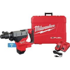 Milwaukee Tool - 18 Volt 1-3/4" SDS Max Chuck Cordless Rotary Hammer - 2900 BPM, 380 RPM, Reversible - All Tool & Supply