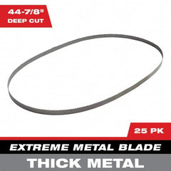 Milwaukee Tool - 44-7/8" x 0.8" x 0.02" 8-10 TPI Bi-Metal Portable Band Saw Blade - All Tool & Supply