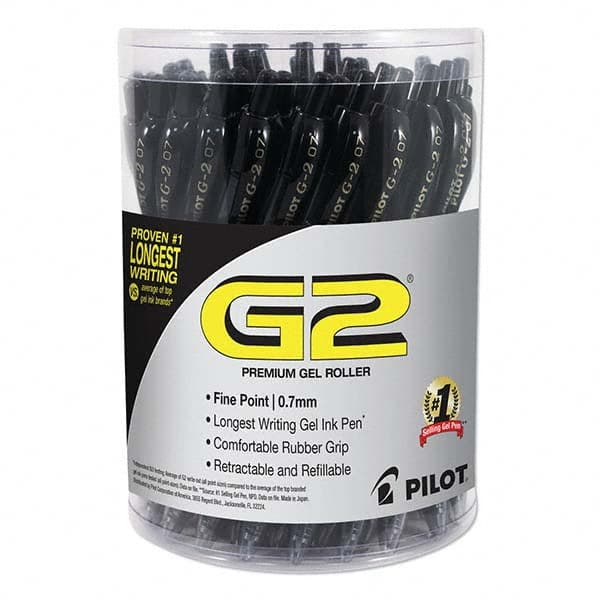 Pilot - Pens & Pencils Type: Gel Roller Ball Pen Color: Black - All Tool & Supply