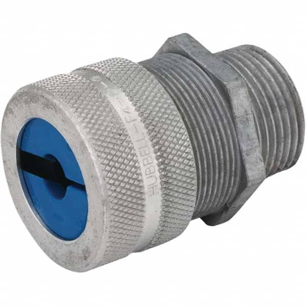 0.875 to 0.75″ Liquidtight Straight Strain Relief Cord Grip 1″ Thread, Steel