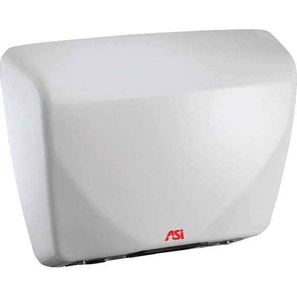 ASI-American Specialties, Inc. - 2200 Watt White Finish Electric Hand Dryer - 100-240 Volts, 18.3 Amps, 15-3/32" Wide x 11-7/32" High x 3-15/16" Deep - All Tool & Supply