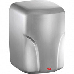 ASI-American Specialties, Inc. - 1600 Watt Satin Stainless Steel Finish Electric Hand Dryer - 110/120 Volts, 14.6 Amps, 8-1/16" Wide x 11-19/64" High x 7-5/64" Deep - All Tool & Supply