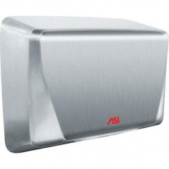 ASI-American Specialties, Inc. - 1000 Watt Satin Stainless Steel Finish Electric Hand Dryer - 115-120 Volts, 10.4 Amps, 10-5/8" Wide x 8-15/32" High x 4" Deep - All Tool & Supply