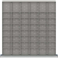 LISTA - 48-Compartment Drawer Divider Layout for 3.15" High Drawers - All Tool & Supply