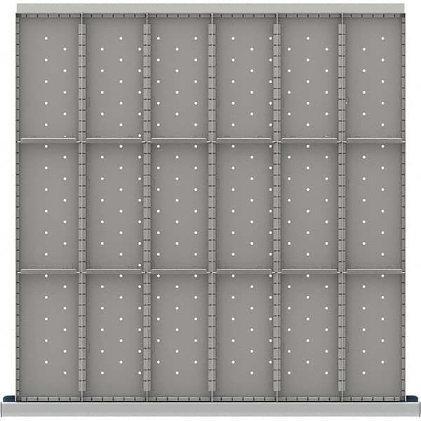 LISTA - 18-Compartment Drawer Divider Layout for 3.15" High Drawers - All Tool & Supply