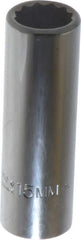 Proto - 3/8" Drive, Deep Hand Socket - 12 Points, 2-3/4" OAL, Chrome Finish - All Tool & Supply