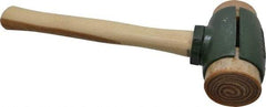 Garland - 6-1/2 Lb Head 2-3/4" Face Rawhide Split Head Hammer - Wood Handle - All Tool & Supply