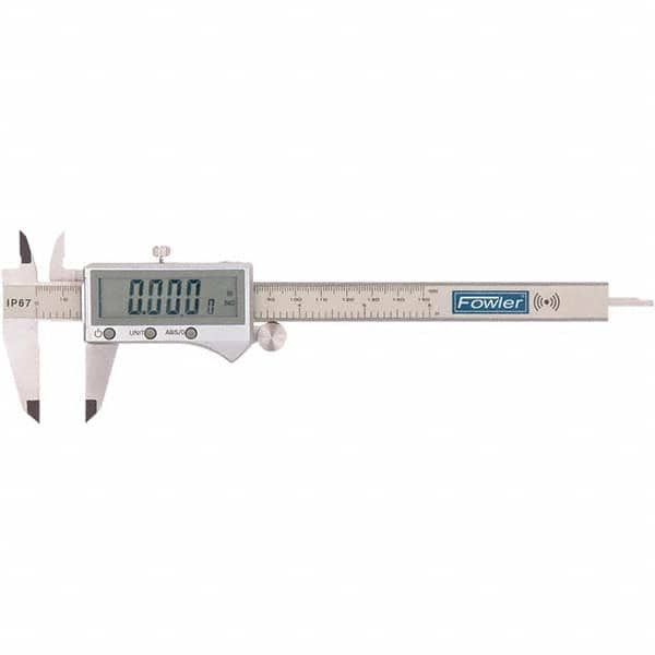 Fowler - 0 to 12" Range, 0.01mm Resolution, IP67 Electronic Caliper - All Tool & Supply