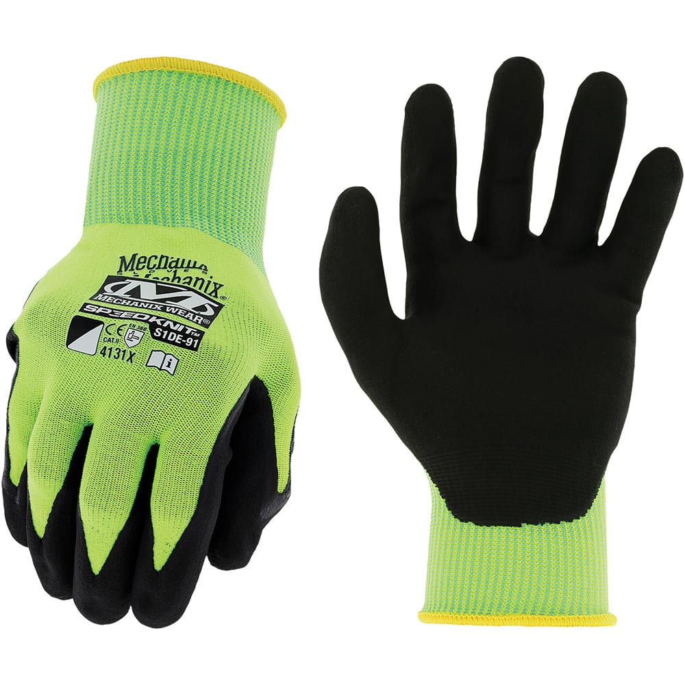 Mechanix Wear - Size 2XL (11) Nitrile Coated Nylon High Visibility Work Gloves - All Tool & Supply