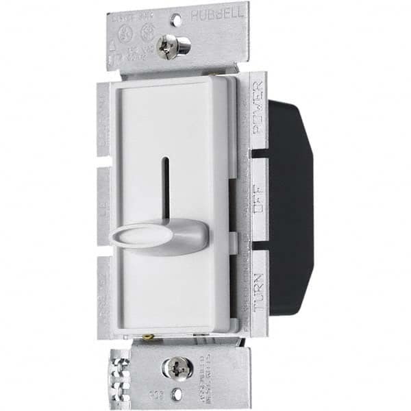 Hubbell Wiring Device-Kellems - 1 Pole, 120 VAC, 5 Amp, Residential Grade Slide Switch Dimmer Switch - All Tool & Supply