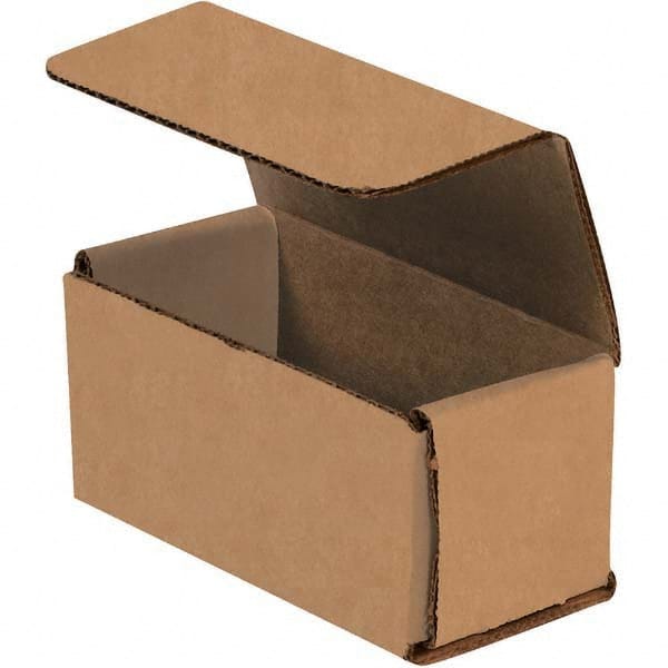 Made in USA - Pack of (50), 2" Wide x 4" Long x 2" High Corrugated Shipping Boxes - All Tool & Supply