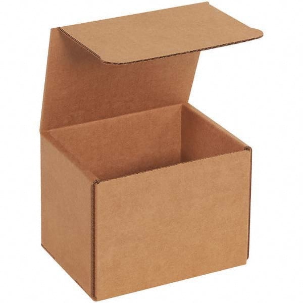 Made in USA - Pack of (50), 4" Wide x 5" Long x 4" High Corrugated Shipping Boxes - All Tool & Supply