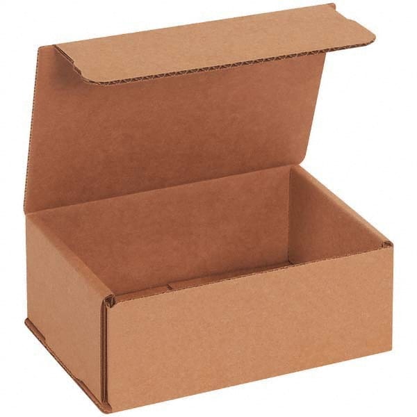 Made in USA - Pack of (50), 4-1/2" Wide x 6-1/2" Long x 2-1/2" High Corrugated Shipping Boxes - All Tool & Supply