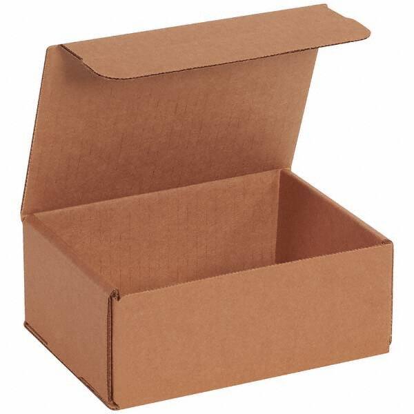 Made in USA - Pack of (50), 4-7/8" Wide x 6-1/2" Long x 2-5/8" High Corrugated Shipping Boxes - All Tool & Supply