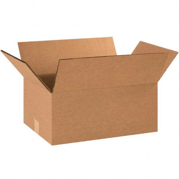 Made in USA - Pack of (15), 12" Wide x 20" Long x 6" High Corrugated Shipping Boxes - All Tool & Supply