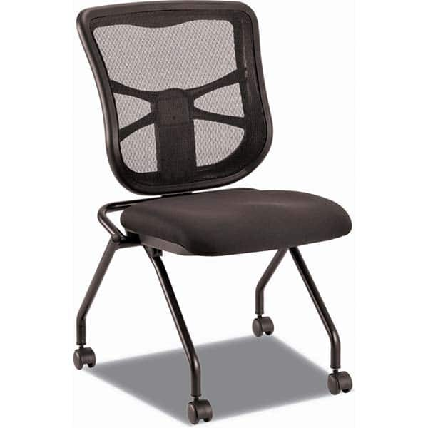 ALERA - Folding Chairs Material: Fabric Color: Black - All Tool & Supply