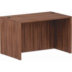 ALERA - Office Desks Type: Straight Front Desk Shell Color: Modern Walnut - All Tool & Supply