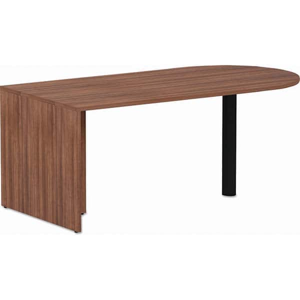 ALERA - Office Desks Type: D-Top Desk Color: Modern Walnut - All Tool & Supply