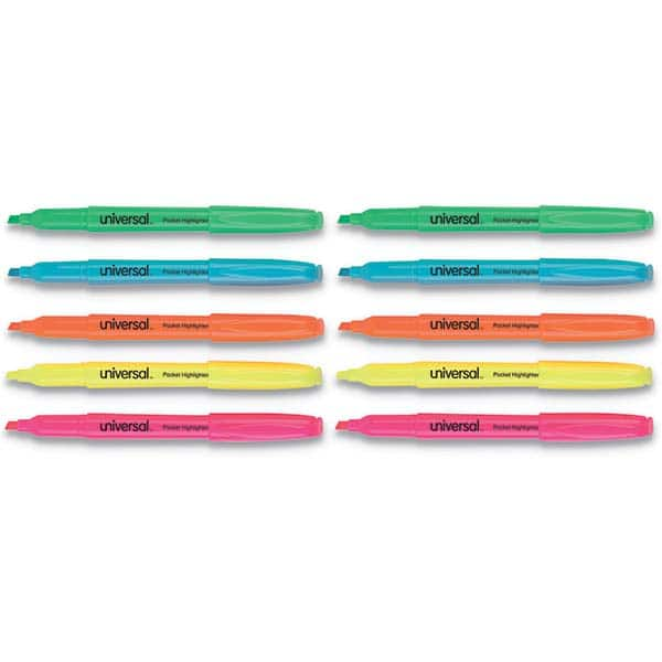 UNIVERSAL - Markers & Paintsticks Type: Highlighters Color: Assorted - All Tool & Supply