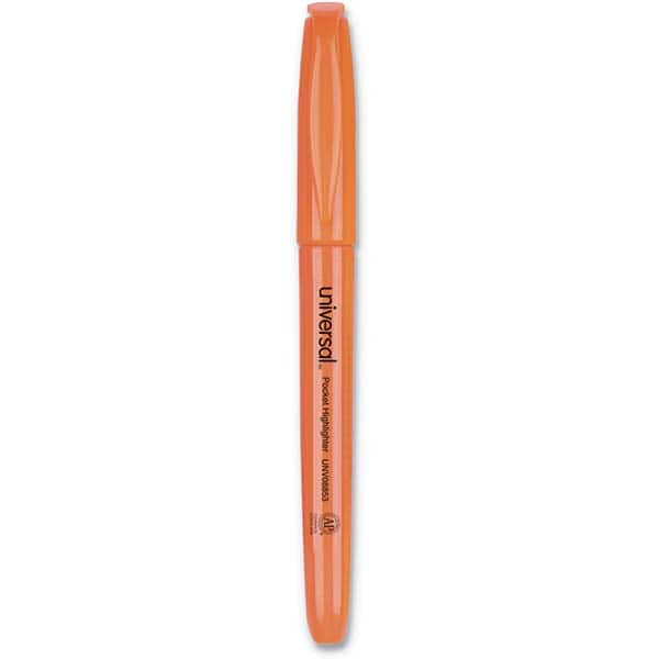 UNIVERSAL - Markers & Paintsticks Type: Highlighters Color: Fluorescent Orange - All Tool & Supply