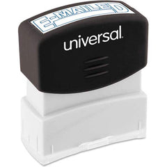 UNIVERSAL - Pre-inked Stock Stamps Type: Message Message: E-MAILED - All Tool & Supply