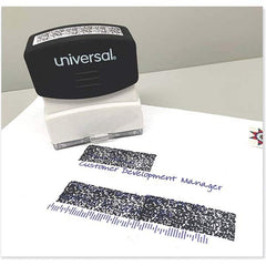 UNIVERSAL - Pre-inked Stock Stamps Type: Message Message: Obscures Data - All Tool & Supply