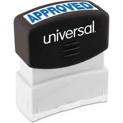 UNIVERSAL - Pre-inked Stock Stamps Type: Message Message: APPROVED - All Tool & Supply