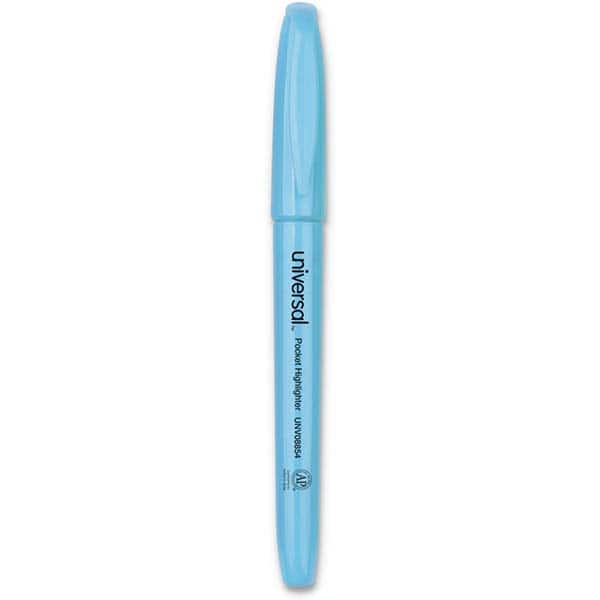 UNIVERSAL - Markers & Paintsticks Type: Highlighters Color: Fluorescent Blue - All Tool & Supply