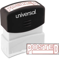 UNIVERSAL - Pre-inked Stock Stamps Type: Message Message: POSTED - All Tool & Supply