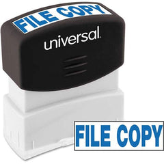 UNIVERSAL - Pre-inked Stock Stamps Type: Message Message: FILE COPY - All Tool & Supply