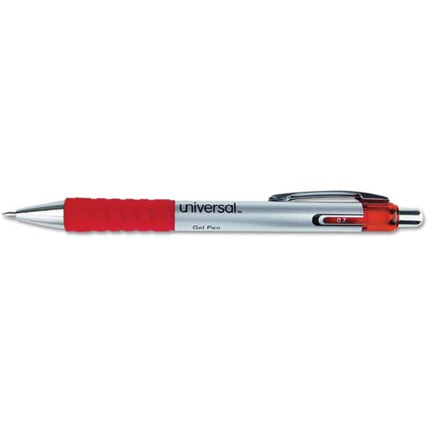 UNIVERSAL - Pens & Pencils Type: Comfort Grip Retractable Pen Color: Red - All Tool & Supply