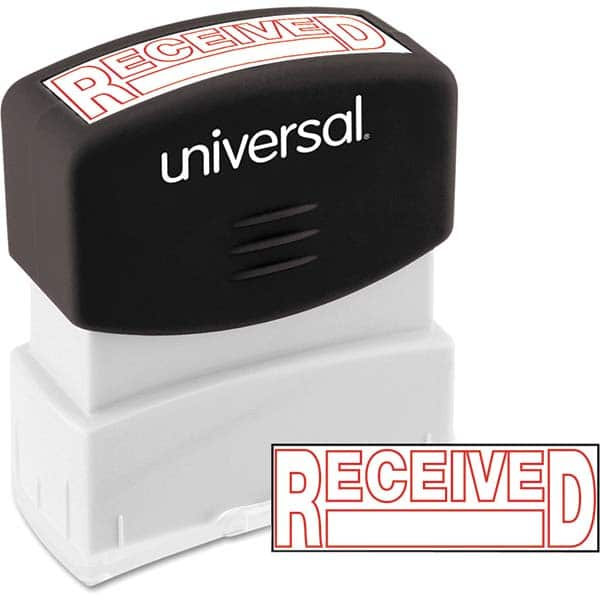 UNIVERSAL - Pre-inked Stock Stamps Type: Message Message: RECEIVED - All Tool & Supply