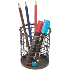 UNIVERSAL - Desktop File Organizers Type: Pencil Cup Color: Bronze - All Tool & Supply