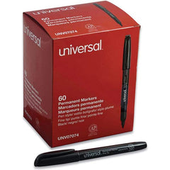 UNIVERSAL - Markers & Paintsticks Type: Permanent Color: Black - All Tool & Supply