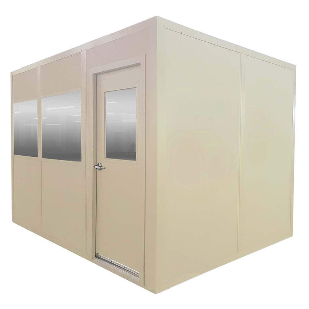 Temporary Structures; Type: In Plant Office; Number of Walls: 3; Floor Dimensions: 8x8; Includes: (1) Light, (2) Outlets, (2) Windows, (1) Door, (5) Modular Wiring; Floor Dimensions: 8x8